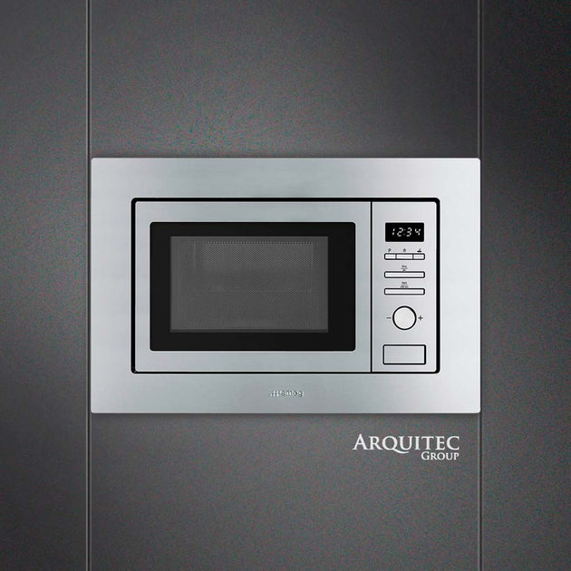 Arquitec Group - Disfruta este espectacular horno microondas Bosch en tu  casa, este horno se empotra perfectamente en el mueble(38cms) de altura, se  utiliza para descongelar, calentar y preparar perfectamente los alimentos