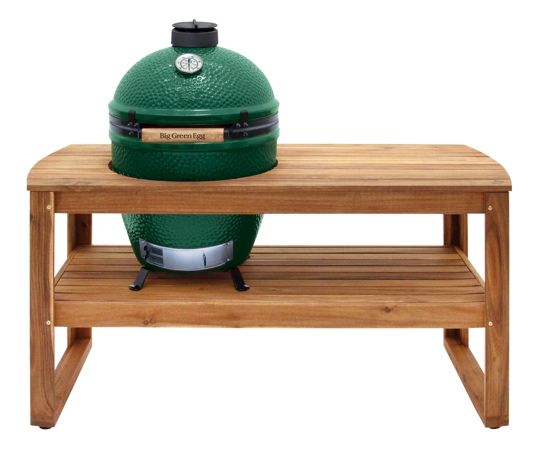 Big green egg wood table hotsell